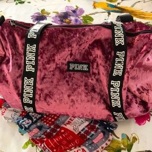New Victoria Secrets Pink Duffle Bag